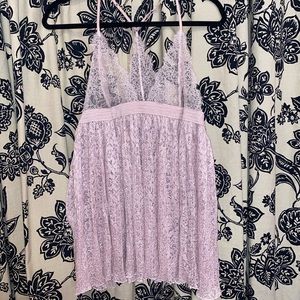 Victoria Secret Pleated Lace Babydoll